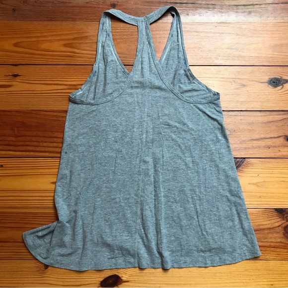 Lululemon Gray Split Side Racerback Tank Top, EUC, 6 - Picture 6 of 9